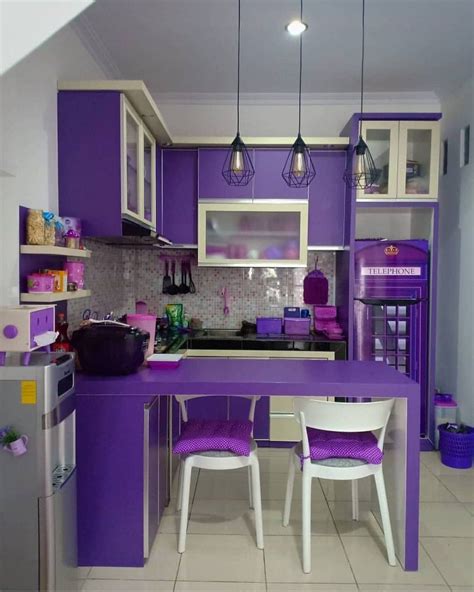 dapur minimalis dapur ungu dapur minimalis