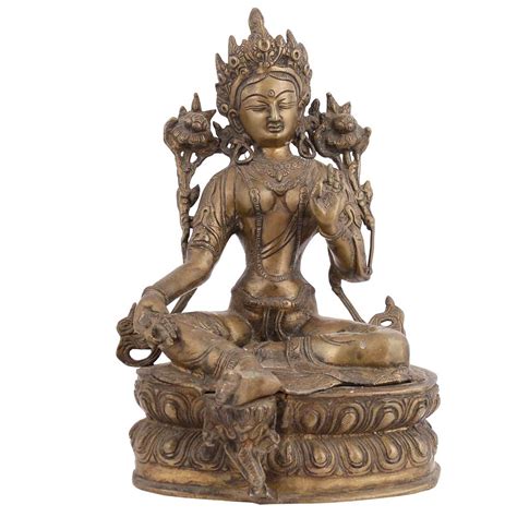 Bronze Buddhist Goddess Tara Statue