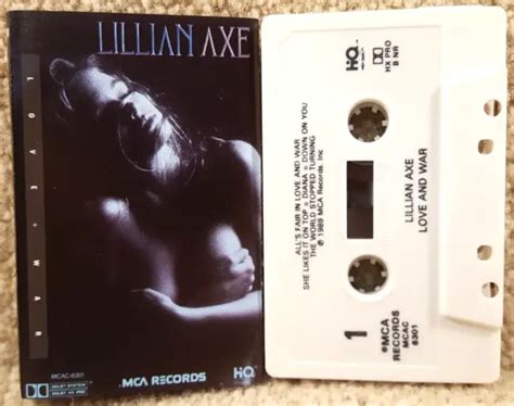 Vintage 1989 Cassette Tape Lillian Axe Love And War Mca Records 2000 Picclick