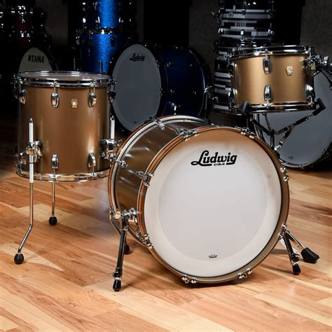 Ludwig Classic Maple Downbeat Outfit 8x12 14x14 14x20 Drum Set