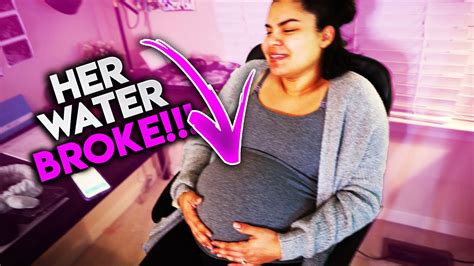 Her Water Broke Hours Before Labor And Delivery 41 Weeks Pregnant