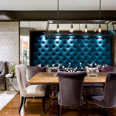 We are specialists in banquette booth seating for restaurants and the hospitality sector. Tufted velvet wall for this banquette seating area ...