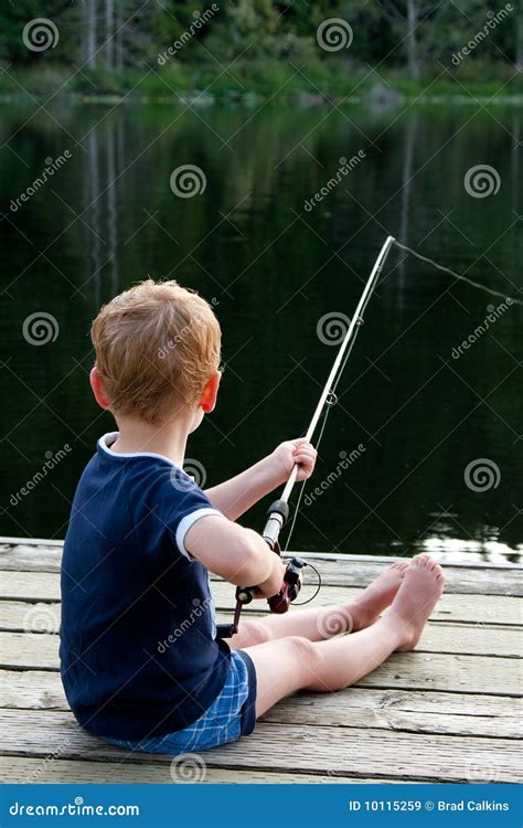 Boy Fishing Royalty Free Stock Images Image 10115259