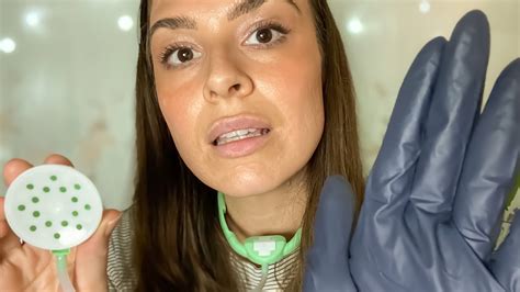 ASMR Fast And Aggressive Cranial Nerve Exam With Latex Gloves And