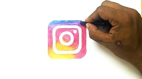 How To Draw The Instagram Logo Youtube