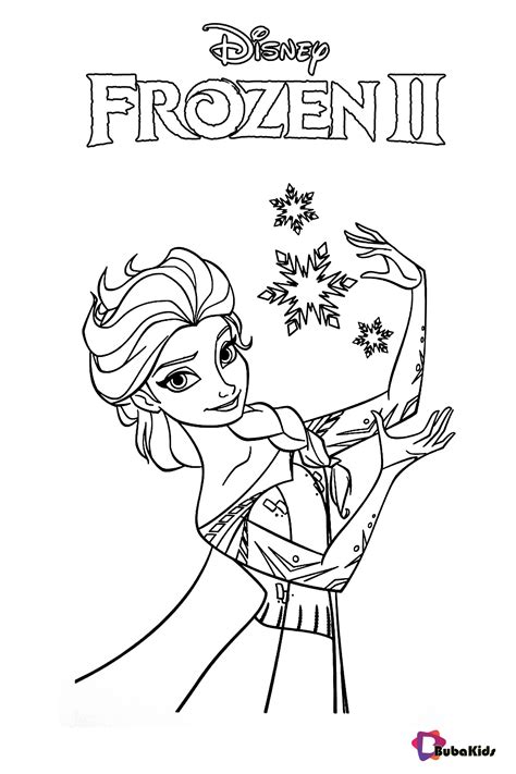 Frozen elsa and anna coloring pages. Disney Frozen 2 - Anna and Elsa are back for new ...