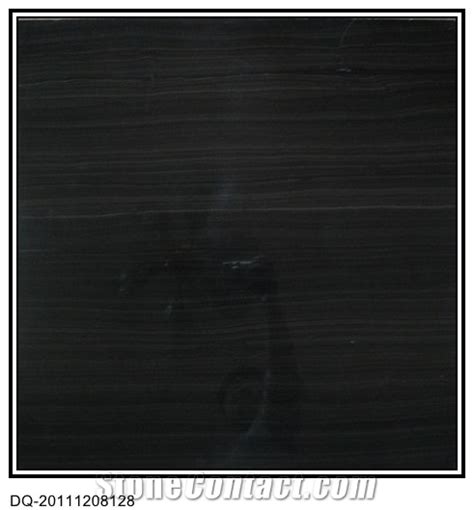 Imperial Black Wood Marble From China