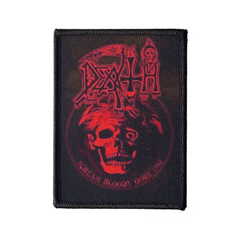 Naszywka Death Scream Bloody Gore 1987 Sklep Rockmetalshoppl