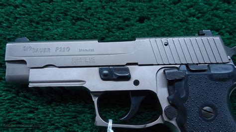 Sig Sauer Model P220 Pistol In 45 Acp Caliber