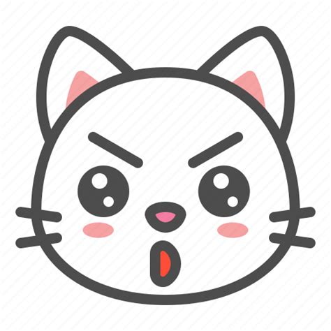 Avatar Cat Cute Face Kitten Serious Icon Download On Iconfinder