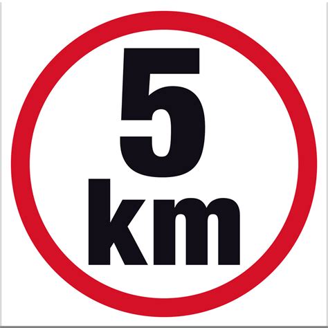 5 Km Sign Markit Graphics