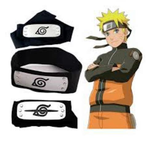 Jual Bandana Ikat Kepala Naruto Segel Konoha Style Headband Symbol