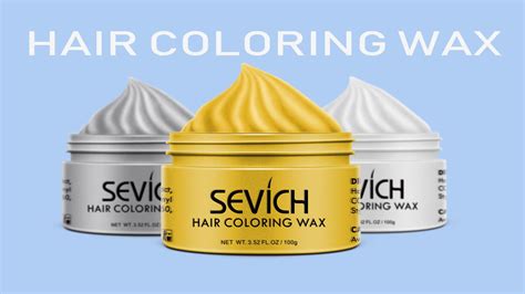 Popular Washable Temporary Hair Color Wax For Free Colorful Hair Style