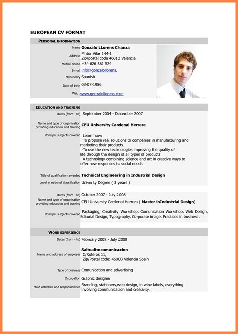Enter your job title, the company name, and dates worked. Standard Cv Format For Job Application | Letters - Free Sample Letters