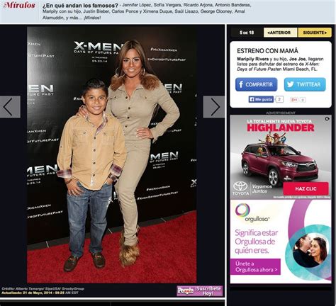 Maripily Rivera Y Su Hijo Joe Joe En La Premier De La Pelúcula X Men