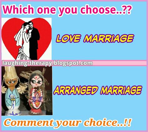 Facebookandfunny Picsjokesandstories Love Marriage Vs Arranged Marriage