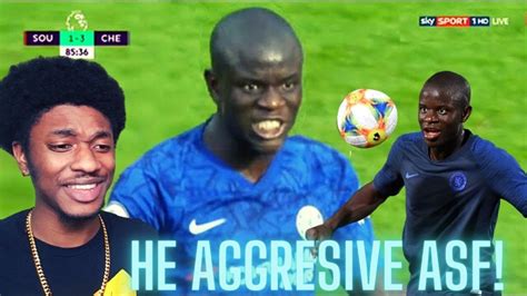 Nba Fan Reacts To Angry Ngolo Kante Furious Tackles And Fouls Youtube