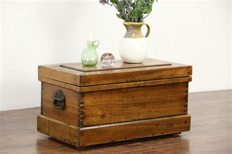 Coffee table trunk sosebee blanket chest. SOLD - Carpenter 1890 Hand Made Antique Tool Chest, Coffee ...