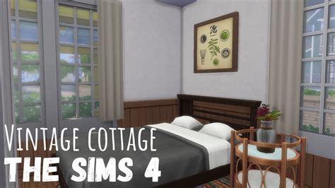 The Sims 4 Speed Build ~ 🏠 Vintage Cottage 🏠 ~ No Cc Youtube