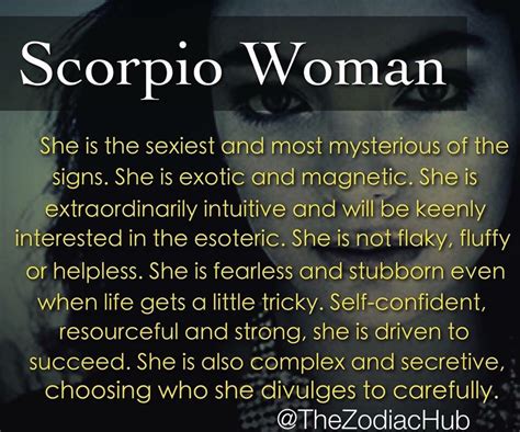 Woman Scorpio Scorpio Zodiac Facts Scorpio Woman Zodiac Quotes Scorpio