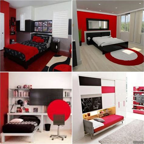 Elegant Kids Bedrooms Design In Red And Black Ifttt2y3faml