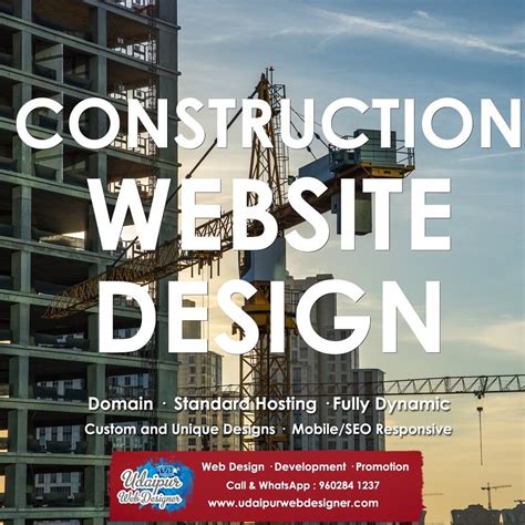 Construction Company Web Design India Construction Website Design Company