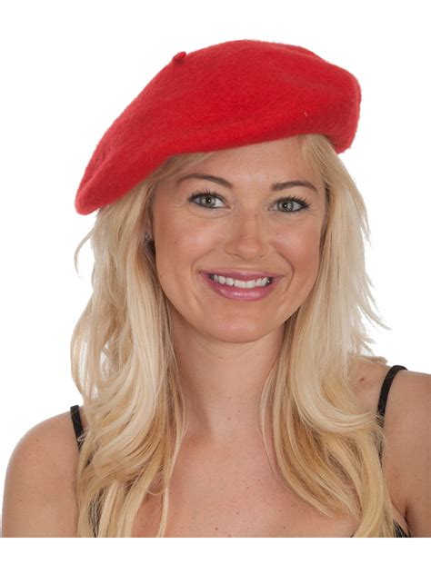 Mens French Beret Red Hats Male Halloween Costume Ubicaciondepersonas Cdmx Gob Mx