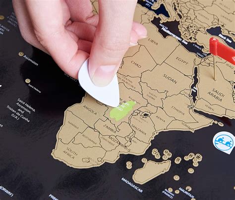 Scratch Off World Map Easy To Frame Scratchable World Posters