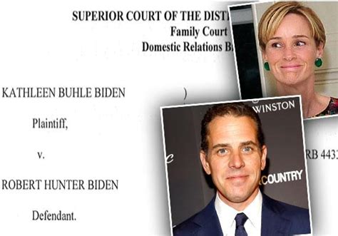 Joe Biden Son Hunter And Kathleen Biden Divorce Goes To Mediation