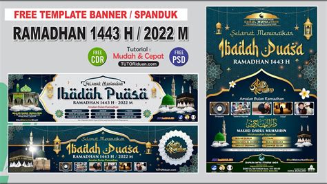 Desain Baliho Spanduk Puasa Ramadhan H Coreldraw Photoshop