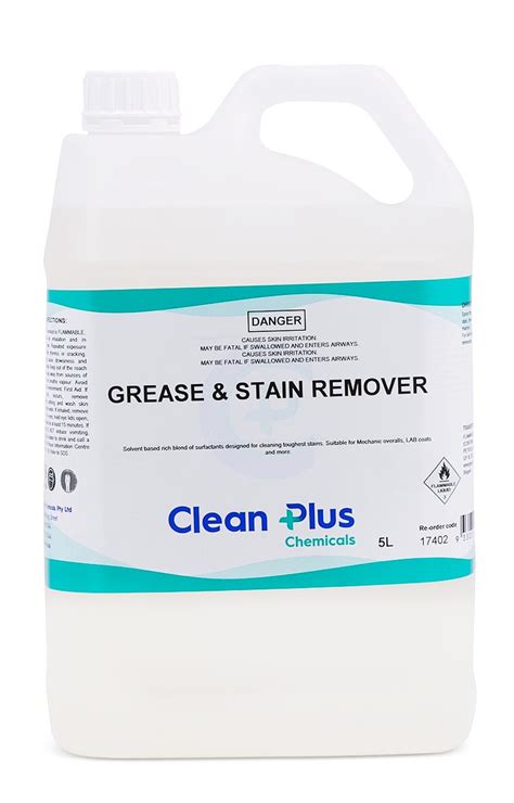 Grease And Stain Remover Clean Plus Chemicals