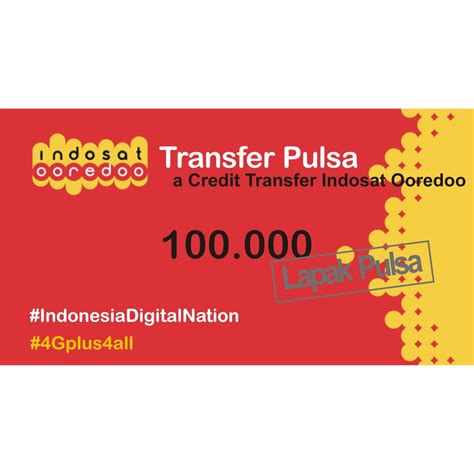 Pulsa Transfer Indosat 100 ribu | Shopee Indonesia