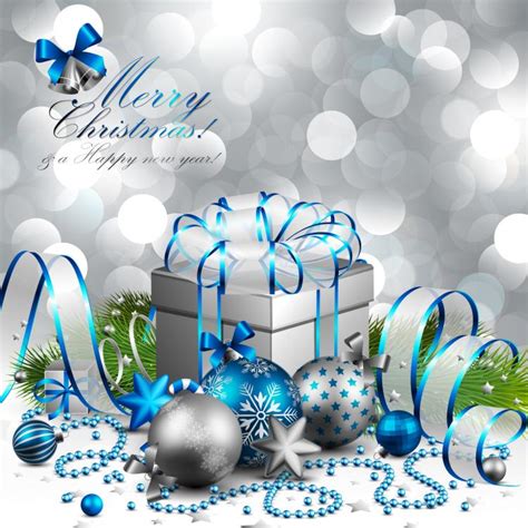 Beautiful Christmas Background 04 Vector Free Vector 4vector