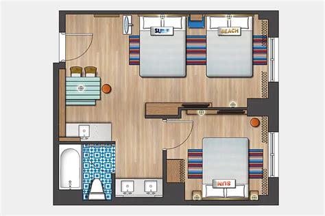 Cabana Bay Bedroom Suite Floor Plan Resnooze Com