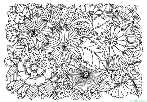 Flores Para Colorear Virtuales Dibujos De Flores Para Colorear My Xxx