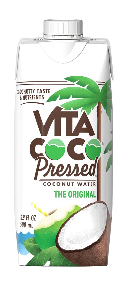 Buy Vita Coco Pressed Coconut Water Pressed Coconut 169 Fl Oz Tetra