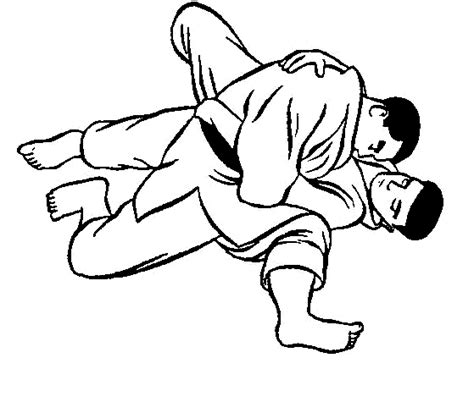 Dibujo De Judo Para Colorear