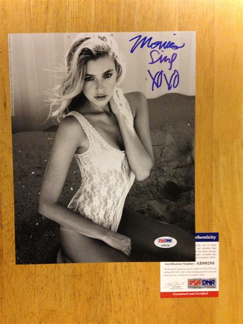 Signed X Photograph Of Monica Sims Playboy Etsy