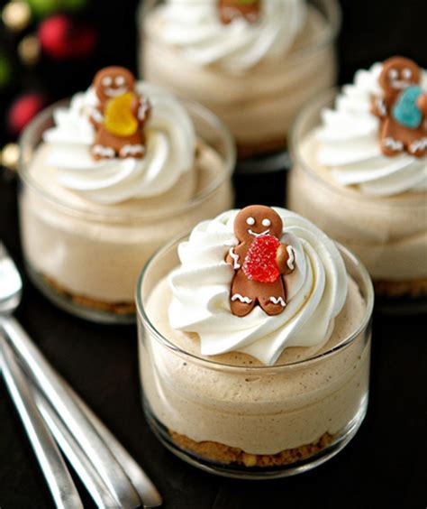 Contrary to popular belief desserts are an important part of eating healthy. Gingerbread Oreo No Bake Mini Cheesecakes | Mini Christmas Desserts You'll Want to Add to Your ...