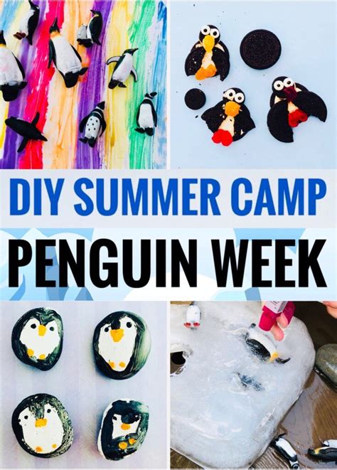 Penguin Week Summer Camp Activities Glitter On A Dime In 2020
