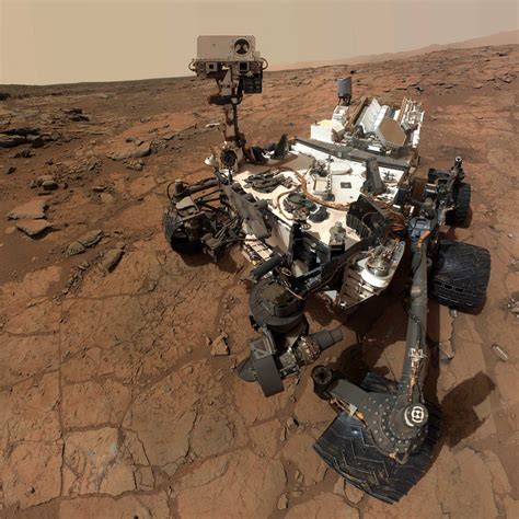Curiosity Le Robot Envoyé Sur La Planète Mars A Posté Un Selfie