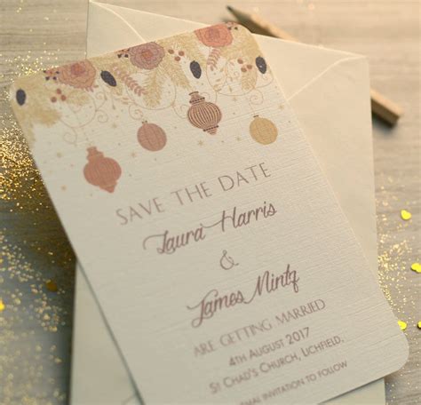 Save the dates from vistaprint will help you announce your big day in a big way. christmas winter wedding save the date cards by beautiful ...