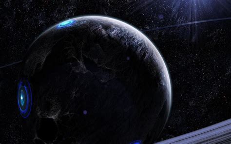 Gray And Blue Planet Wallpaper Space Wallpaper Better