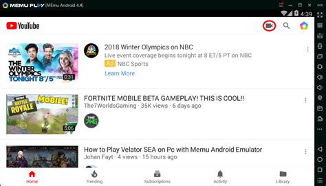 How To Use Youtube App On Pc Memu App Player