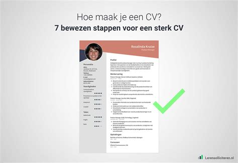 Sich Anschmiegen Antworten Doppelt Hoe Schrijf Je Een Cv Voorbeeld