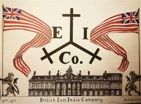 The east india company today, delivers luxury hampers, tea, coffee, foods and fine gifts of silver tableware and gold coins. An original drawing of the British East India Company I ...