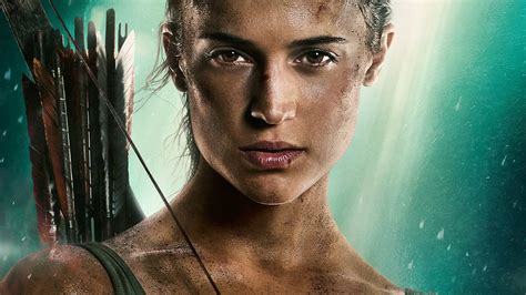 Wallpaper Lara Croft, Tomb Raider, Alicia Vikander, 4k, Movies #17021