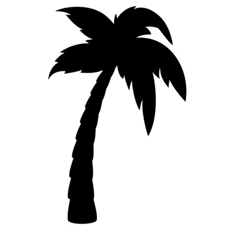 Palm Tree Silhouette Clipart Imagesee