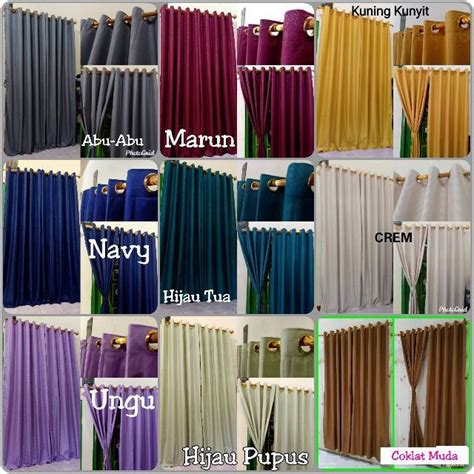 Dalam model warna rgb #000080 terdiri dari 0% merah, 0% hijau dan. Gorden Embos Aneka Warna Abu Coklat Pink Emas Navy Hijau ...