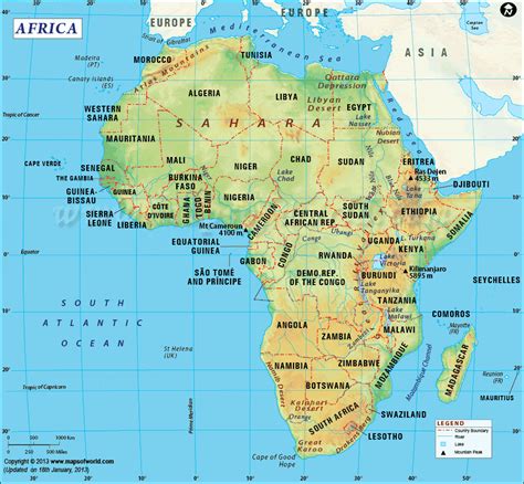 Capital Of Africa List Of Countries In Africa And Their Capitals